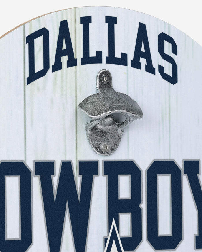 Dallas Cowboys Bottle Opener Cap Catcher Wall Sign FOCO - FOCO.com