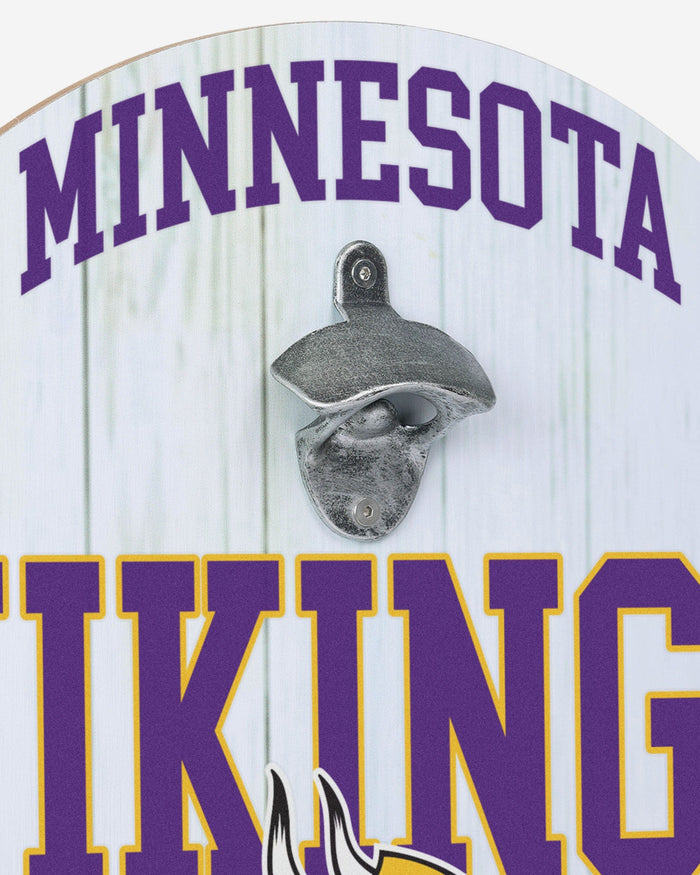 Minnesota Vikings Bottle Opener Cap Catcher Wall Sign FOCO - FOCO.com