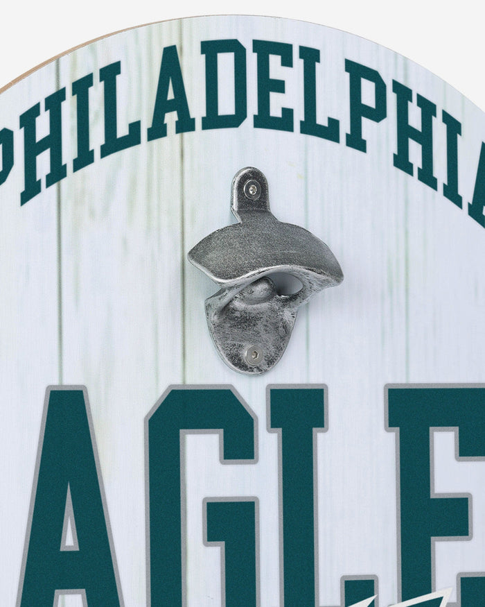 Philadelphia Eagles Bottle Opener Cap Catcher Wall Sign FOCO - FOCO.com