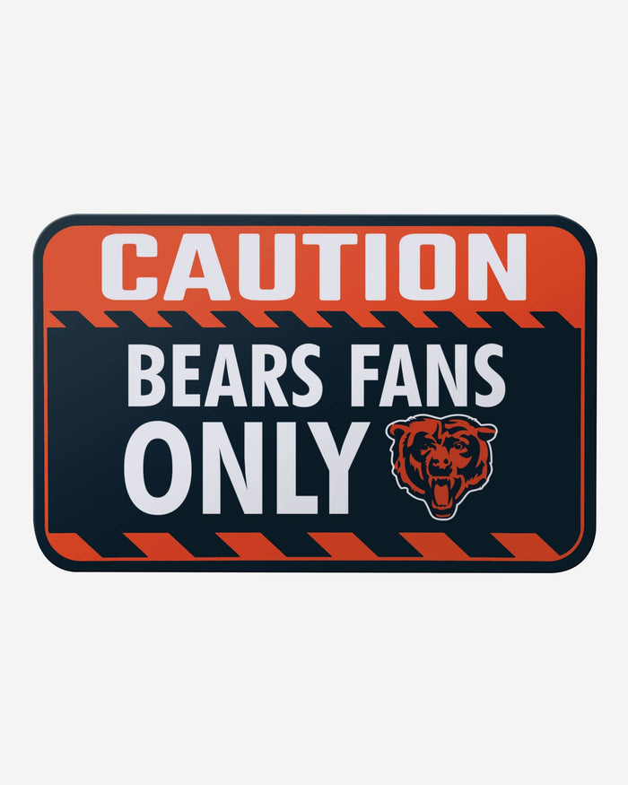 Chicago Bears Caution Sign FOCO - FOCO.com