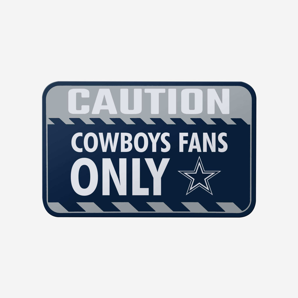 Dallas Cowboys Caution Sign FOCO - FOCO.com