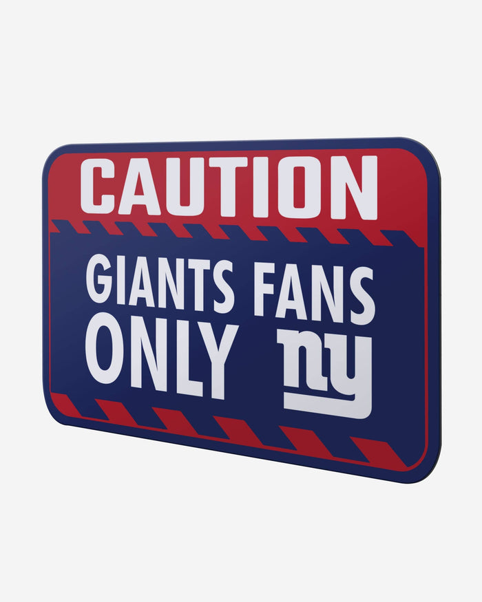 New York Giants Caution Sign FOCO - FOCO.com