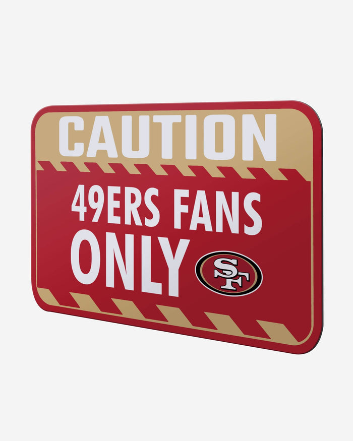 San Francisco 49ers Caution Sign FOCO - FOCO.com