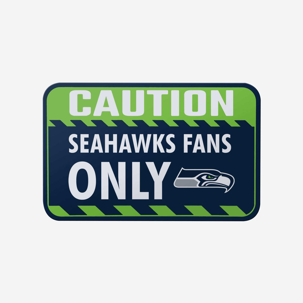 Seattle Seahawks Caution Sign FOCO - FOCO.com