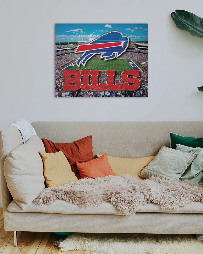 Buffalo Bills Canvas Wall Sign FOCO - FOCO.com