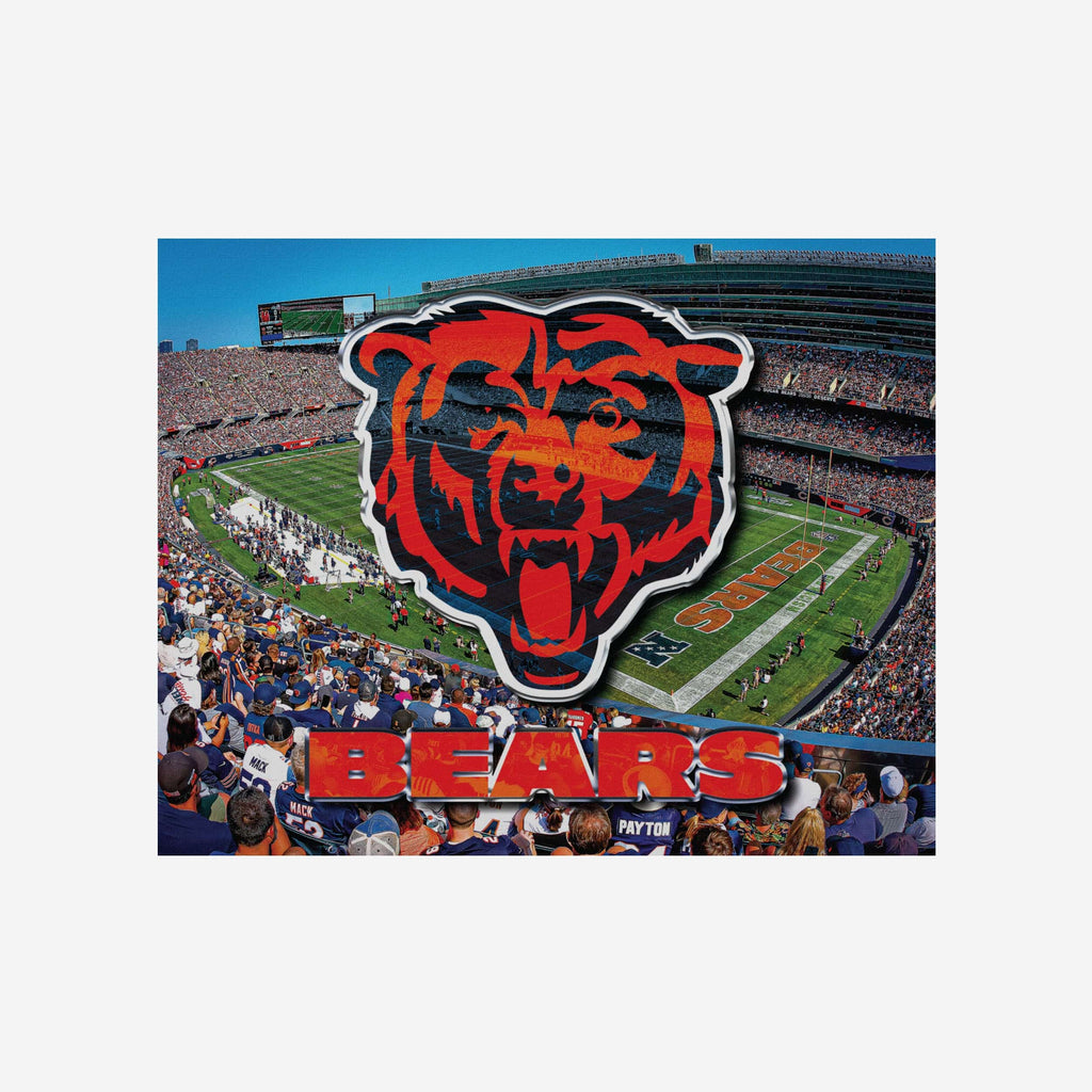 Chicago Bears Canvas Wall Sign FOCO - FOCO.com