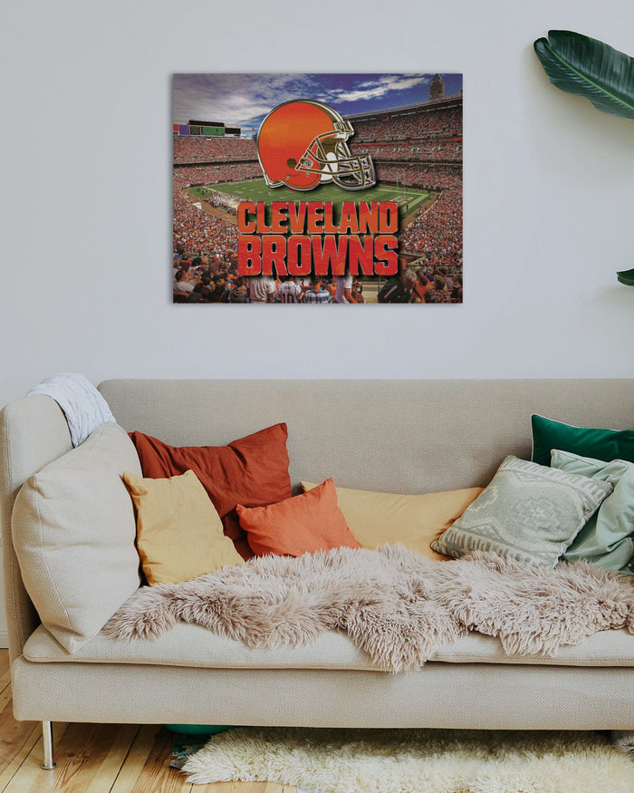 Cleveland Browns Canvas Wall Sign FOCO - FOCO.com