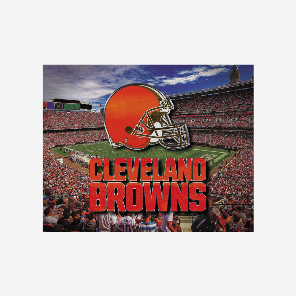 Cleveland Browns Canvas Wall Sign FOCO - FOCO.com