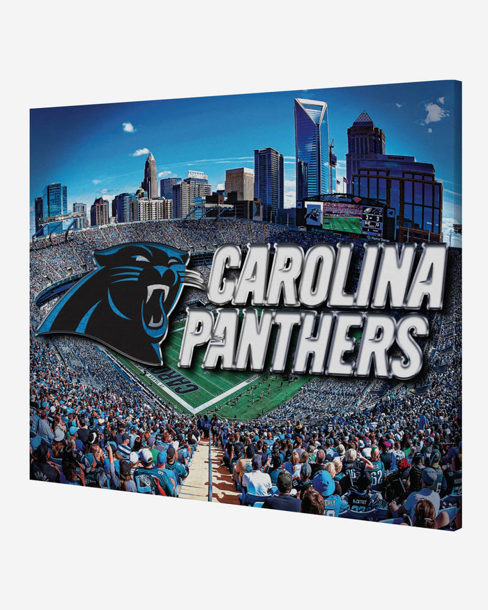 Carolina Panthers Canvas Wall Sign FOCO - FOCO.com