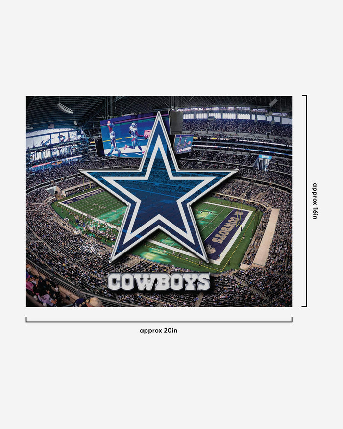 Dallas Cowboys Canvas Wall Sign FOCO - FOCO.com