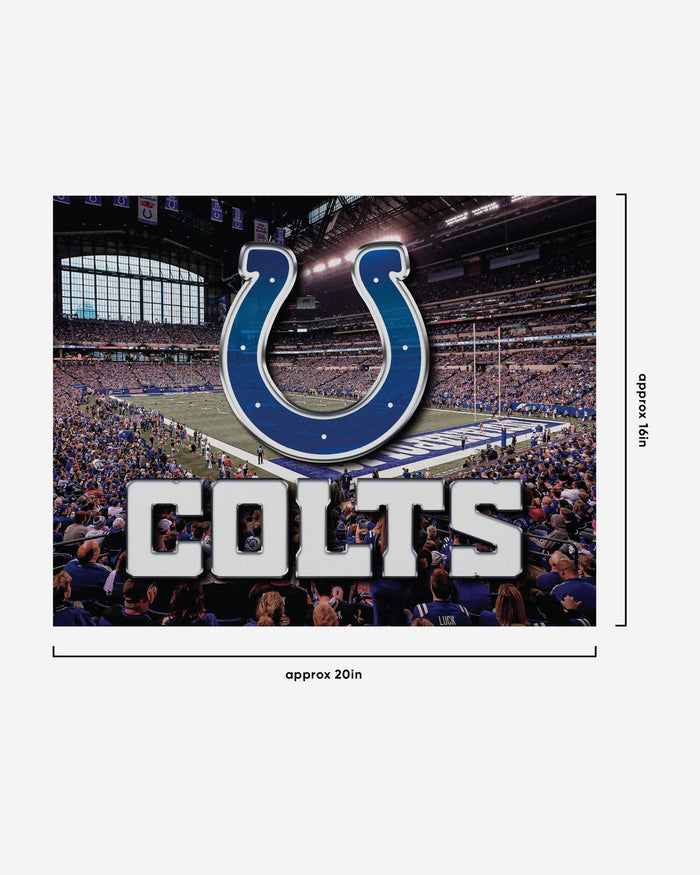 Indianapolis Colts Canvas Wall Sign FOCO - FOCO.com