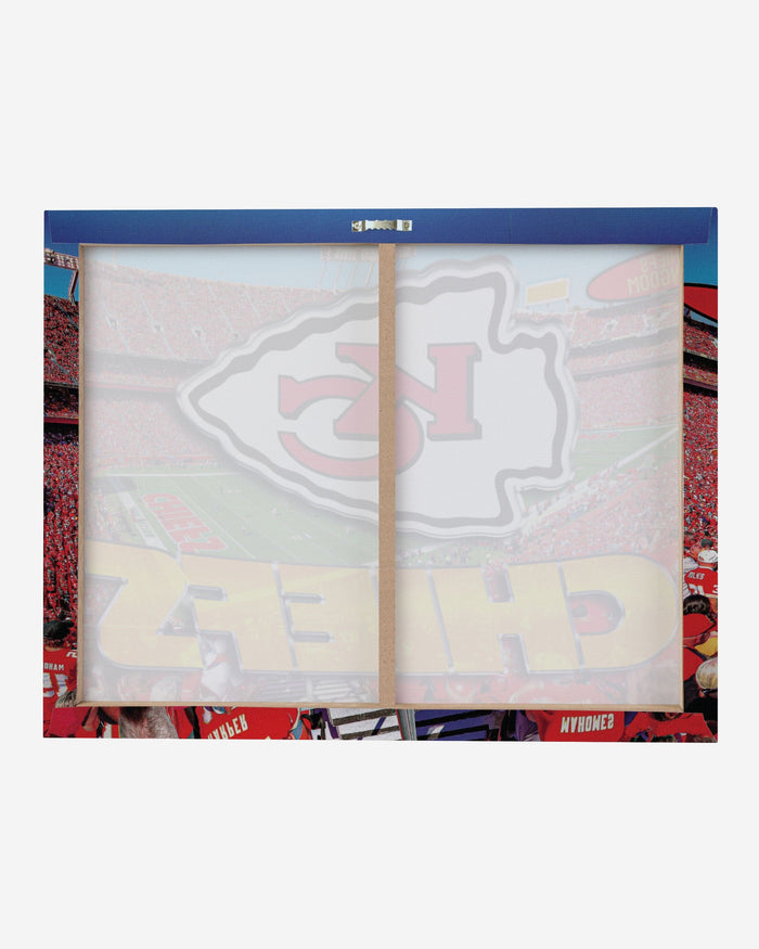 Kansas City Chiefs Canvas Wall Sign FOCO - FOCO.com