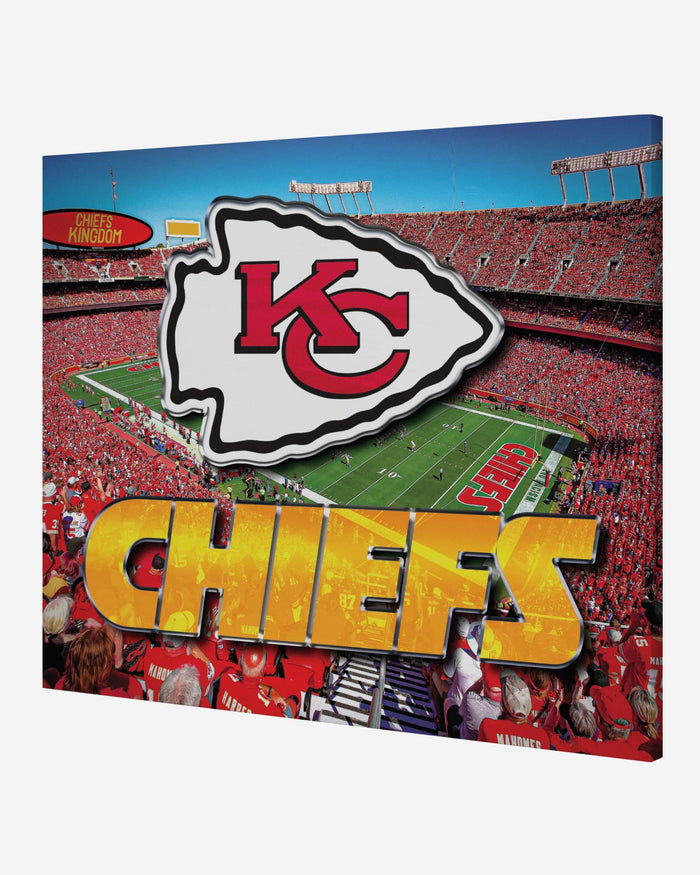 Kansas City Chiefs Canvas Wall Sign FOCO - FOCO.com