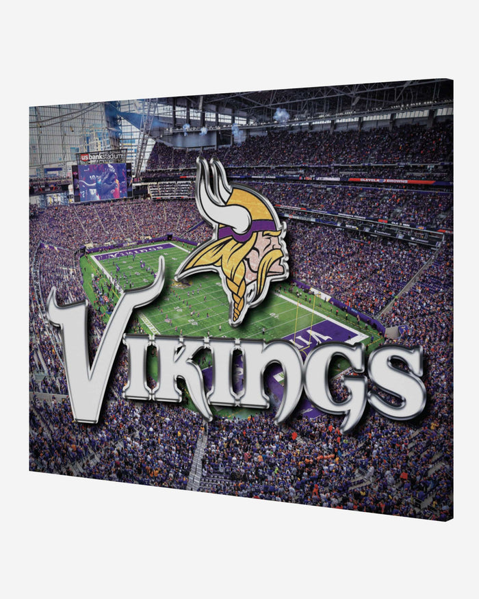 Minnesota Vikings Canvas Wall Sign FOCO - FOCO.com