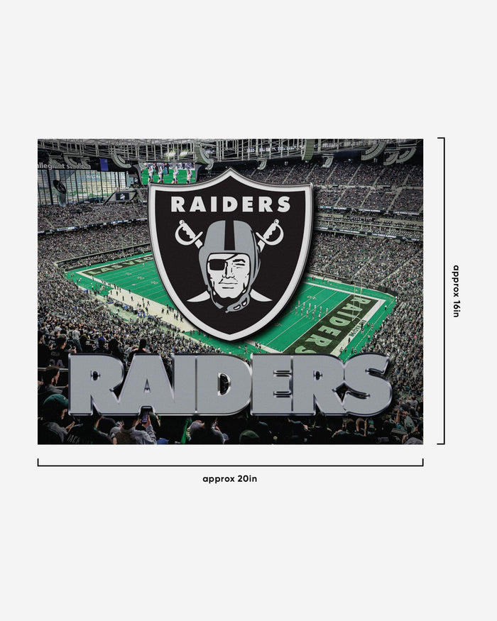 Las Vegas Raiders Canvas Wall Sign FOCO - FOCO.com