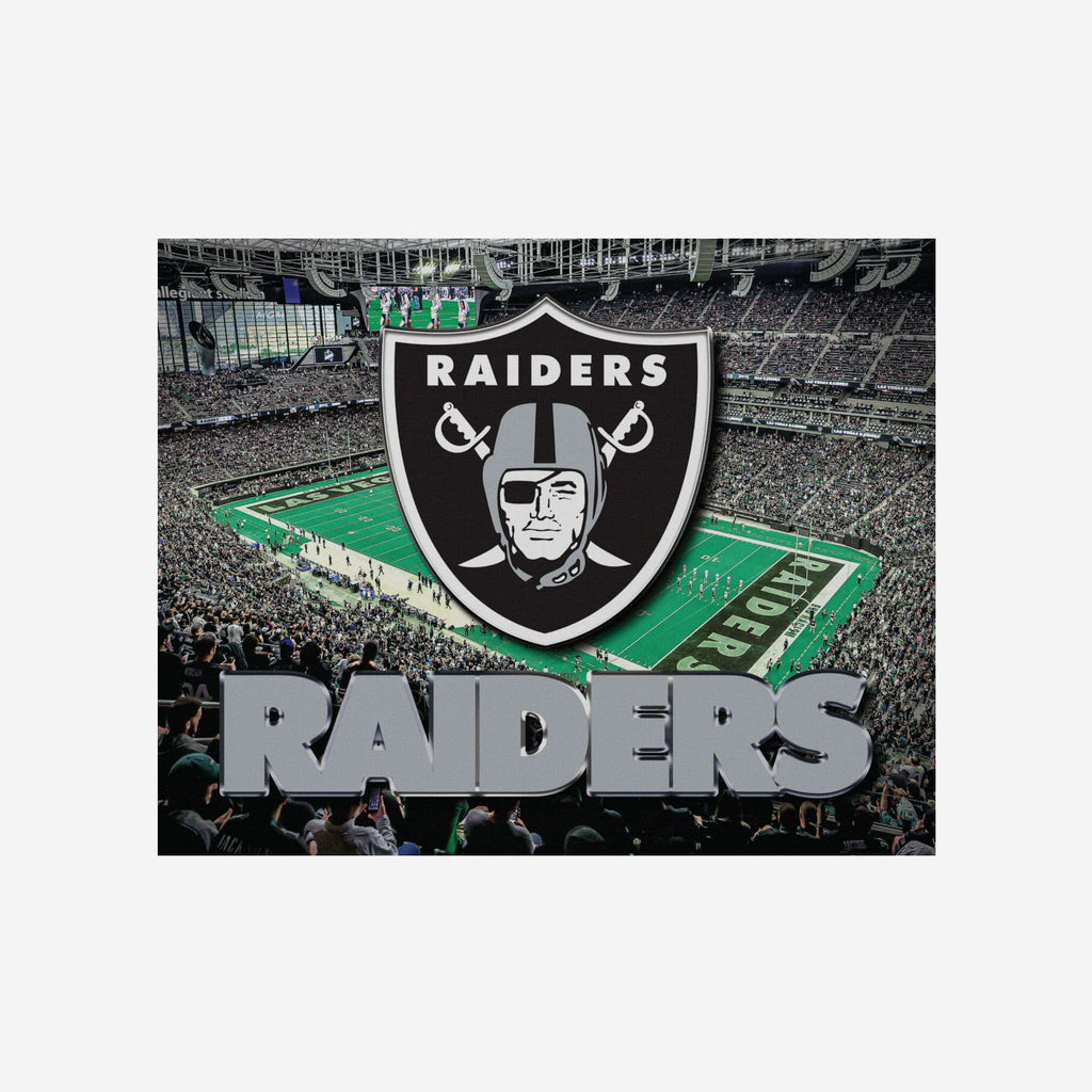 Las Vegas Raiders Canvas Wall Sign FOCO - FOCO.com