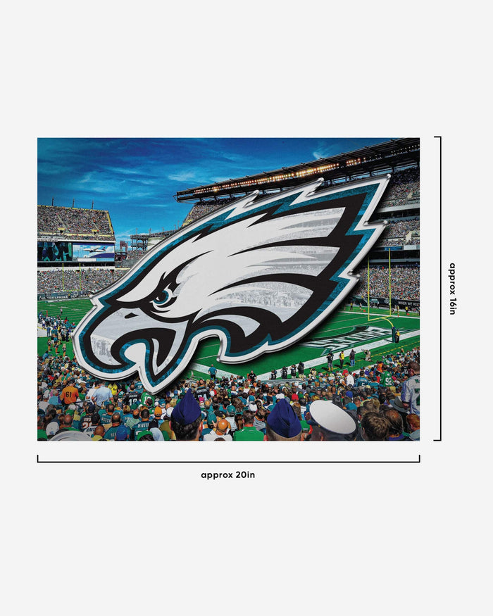 Philadelphia Eagles Canvas Wall Sign FOCO - FOCO.com