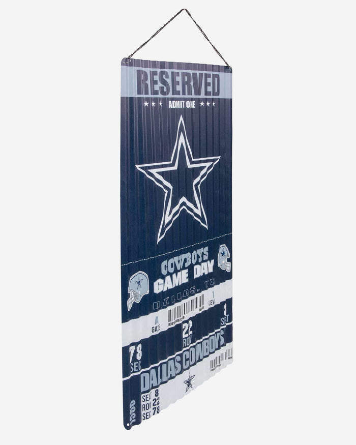 Dallas Cowboys Corrugated Metal Wall Sign FOCO - FOCO.com