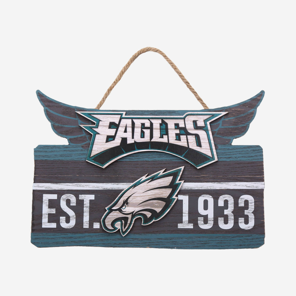 Philadelphia Eagles Wooden Die Cut Sign FOCO - FOCO.com