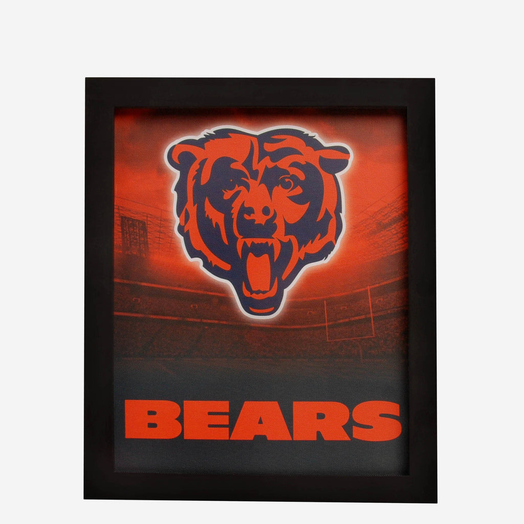 Chicago Bears Glow Wall Sign FOCO - FOCO.com