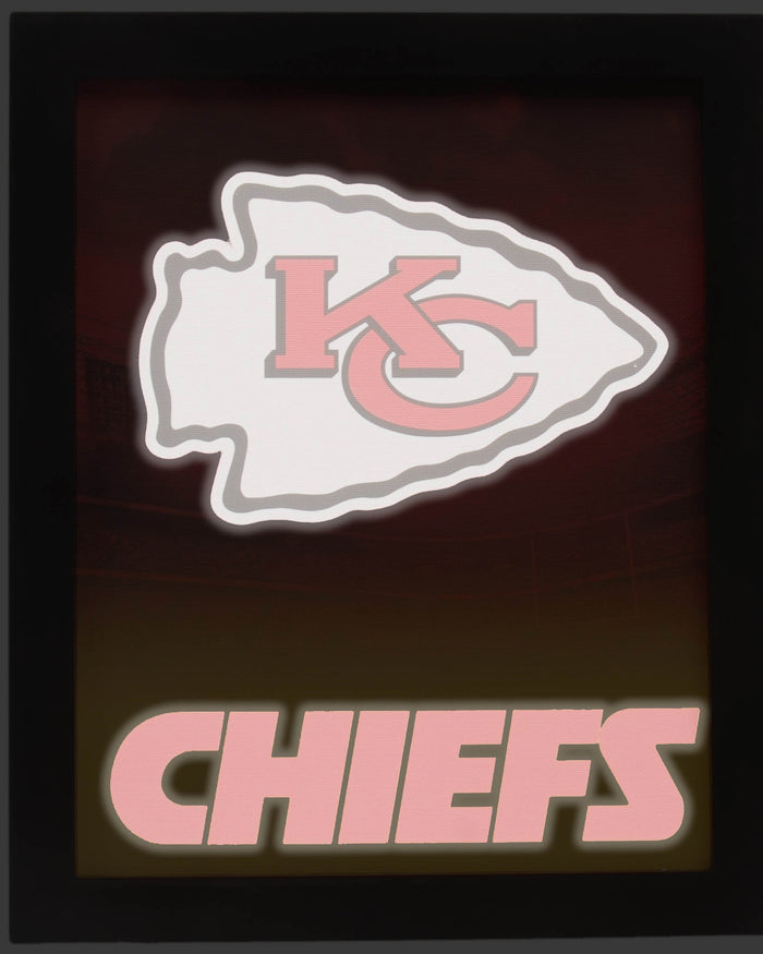 Kansas City Chiefs Glow Wall Sign FOCO - FOCO.com