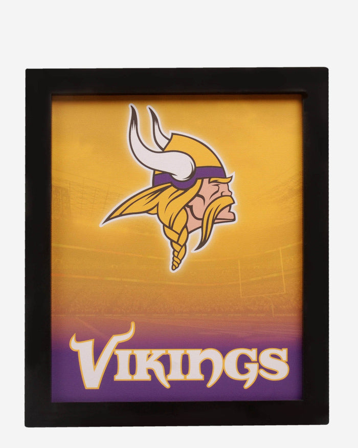 Minnesota Vikings Glow Wall Sign FOCO - FOCO.com