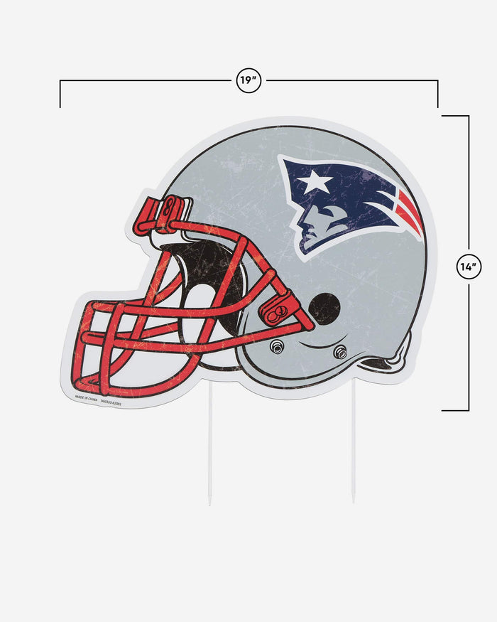 New England Patriots Home Field Stake Helmet Sign FOCO - FOCO.com