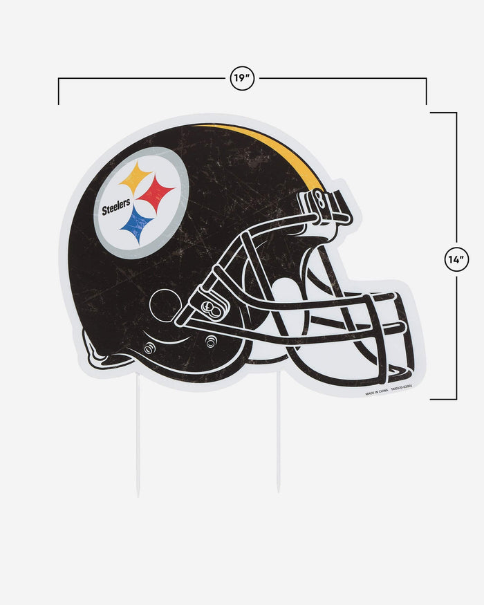 Pittsburgh Steelers Home Field Stake Helmet Sign FOCO - FOCO.com