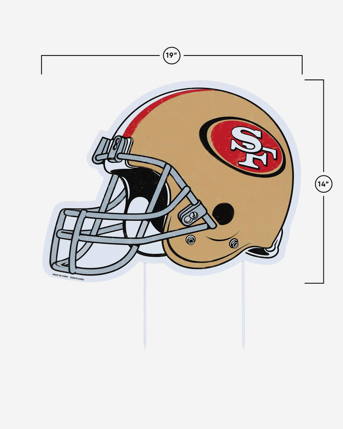 San Francisco 49ers Home Field Stake Helmet Sign FOCO - FOCO.com