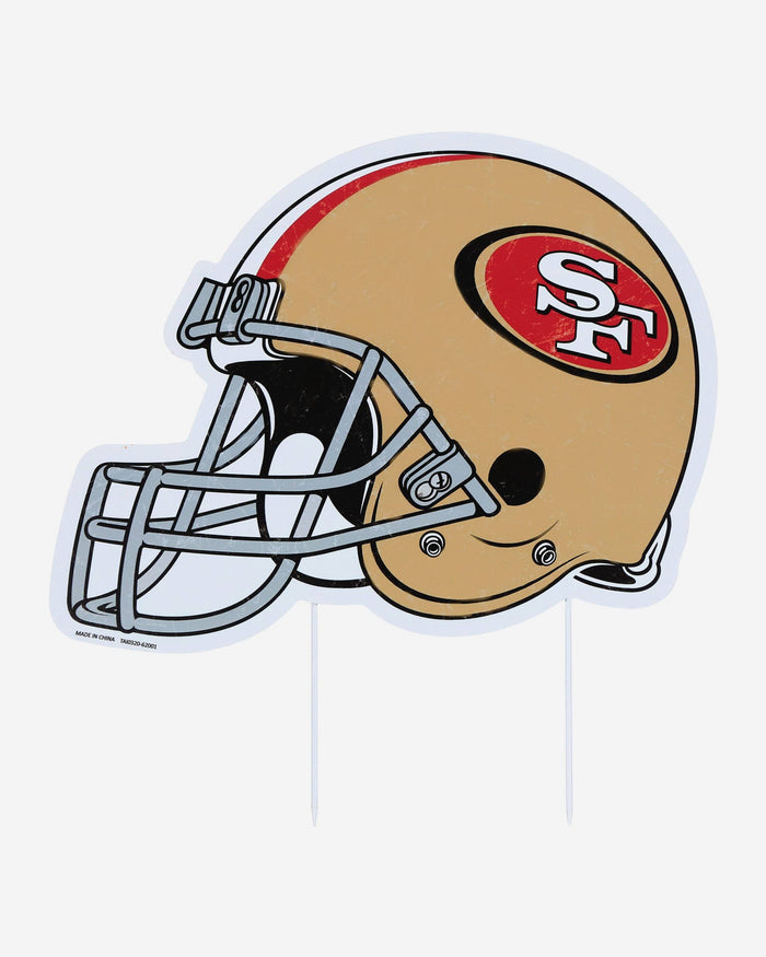San Francisco 49ers Home Field Stake Helmet Sign FOCO - FOCO.com
