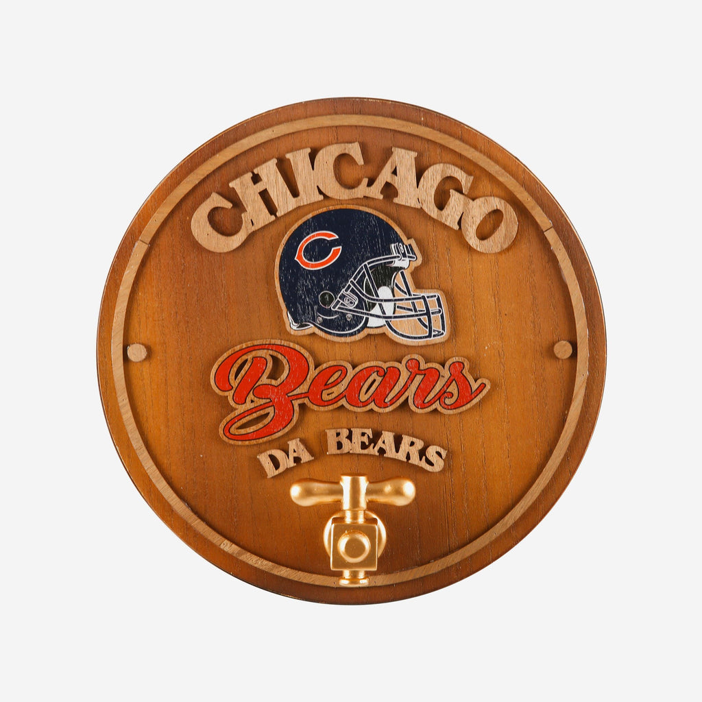 Chicago Bears Keg Tap Sign FOCO - FOCO.com