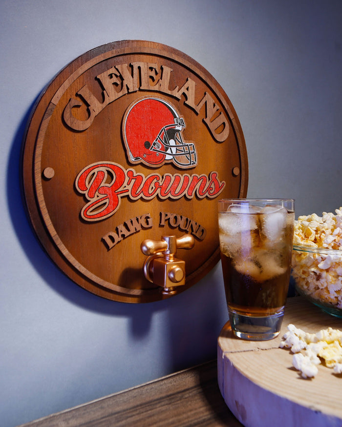 Cleveland Browns Keg Tap Sign FOCO - FOCO.com