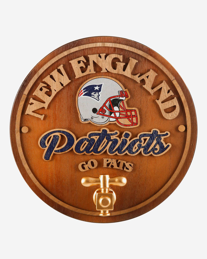 New England Patriots Keg Tap Sign FOCO - FOCO.com