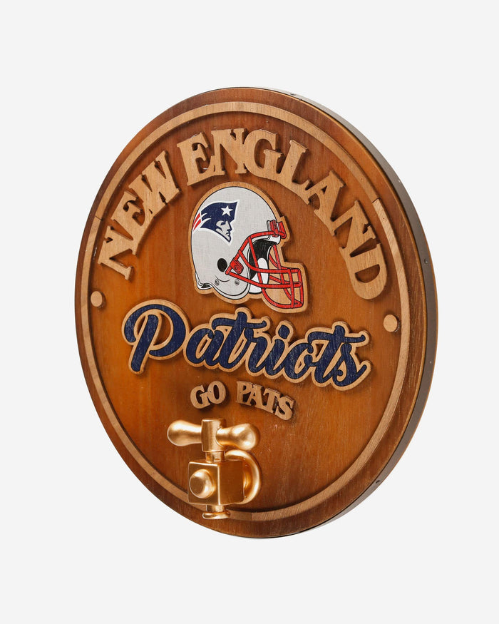 New England Patriots Keg Tap Sign FOCO - FOCO.com