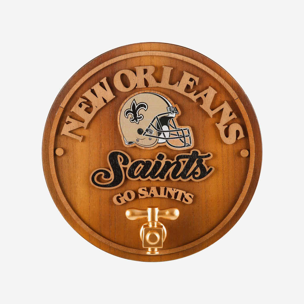 New Orleans Saints Keg Tap Sign FOCO - FOCO.com