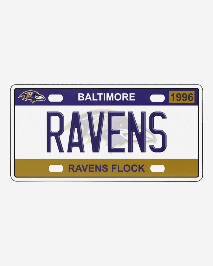 Baltimore Ravens License Plate Wall Sign FOCO - FOCO.com