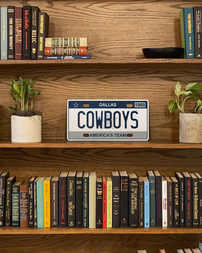 Dallas Cowboys License Plate Wall Sign FOCO - FOCO.com