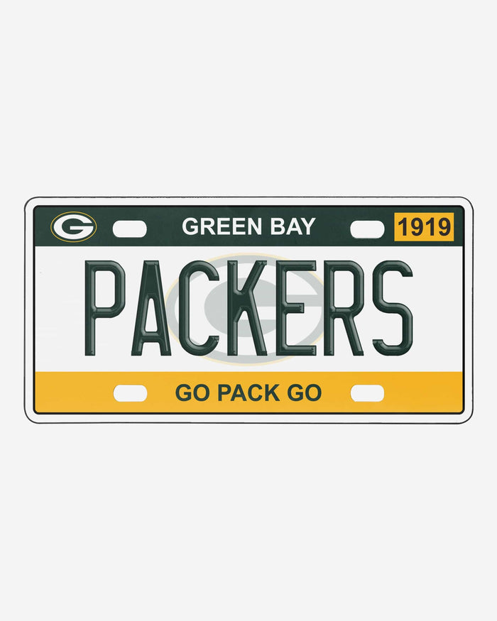 Green Bay Packers License Plate Wall Sign FOCO - FOCO.com