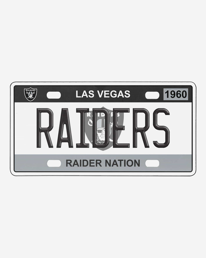 Las Vegas Raiders License Plate Wall Sign FOCO - FOCO.com