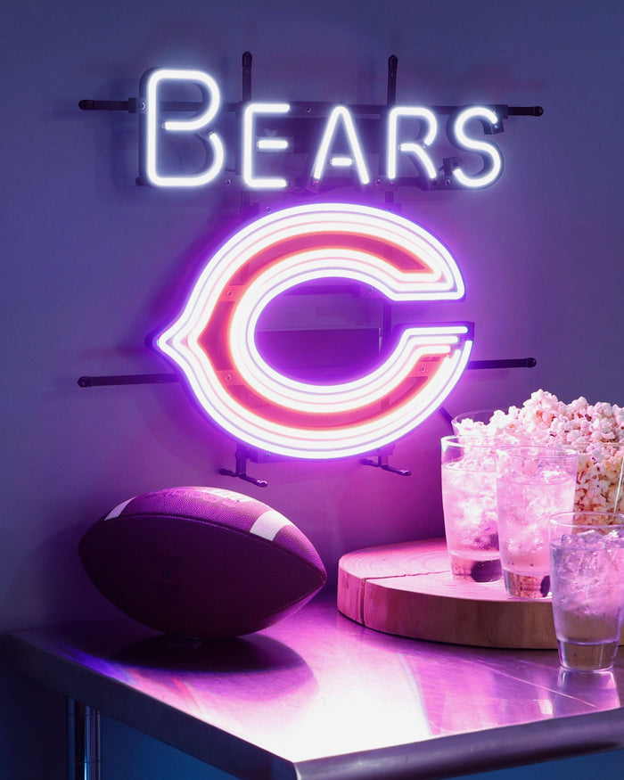 Chicago Bears Fancave LED Sign FOCO - FOCO.com