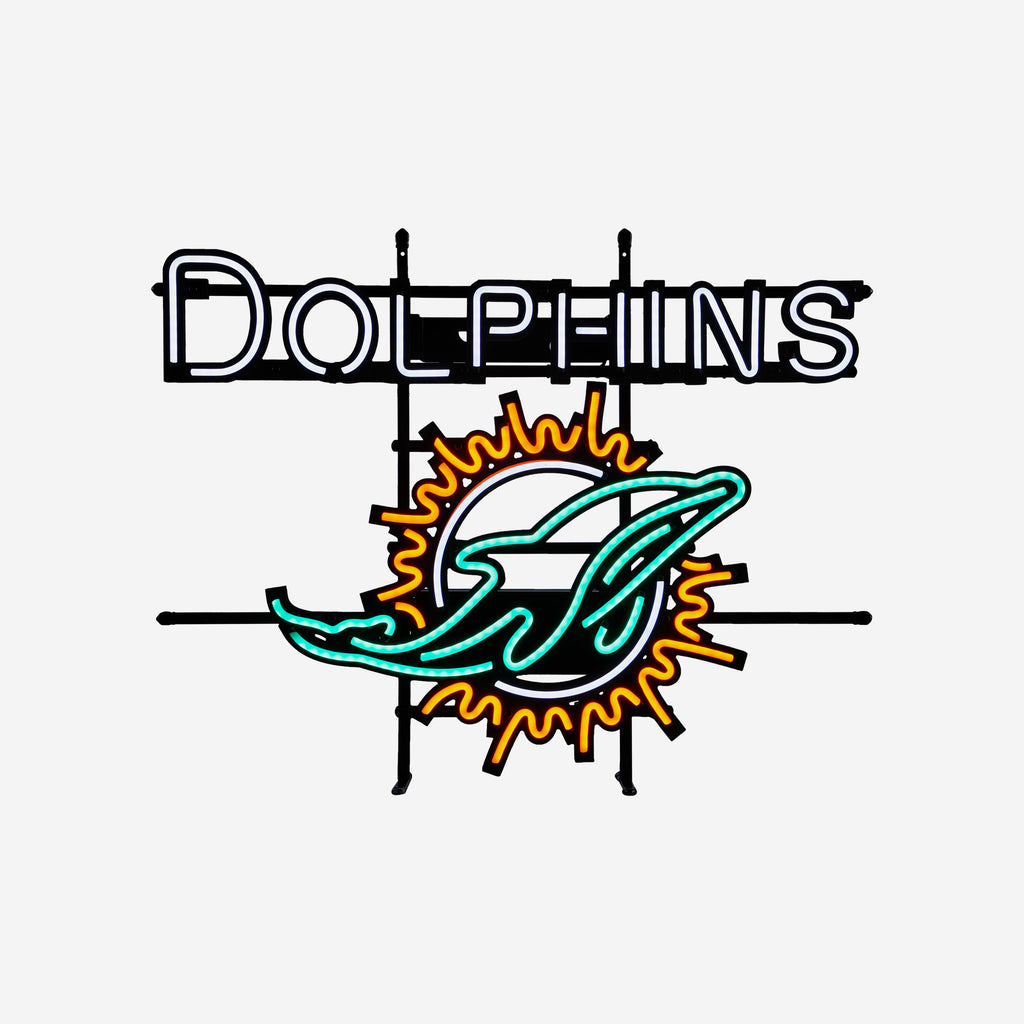 Miami Dolphins Fancave LED Sign FOCO - FOCO.com