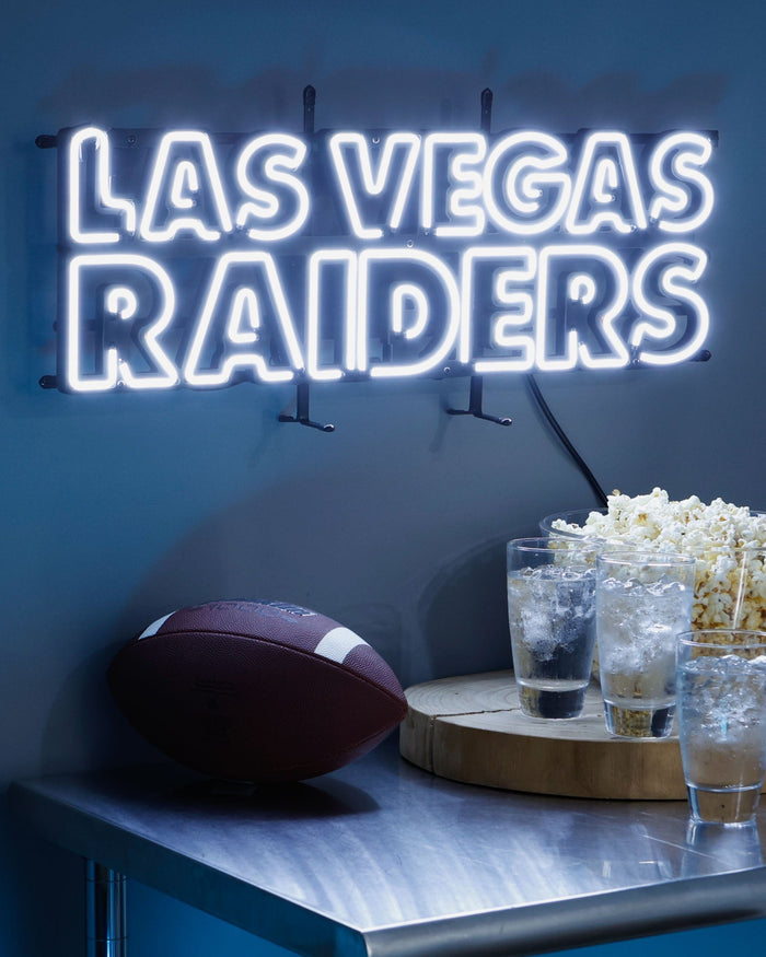 Las Vegas Raiders Fancave LED Sign FOCO - FOCO.com