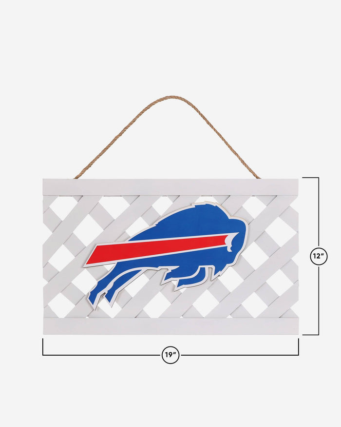 Buffalo Bills Lattice Garden Sign FOCO - FOCO.com