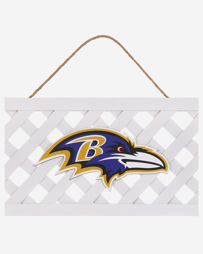 Baltimore Ravens Lattice Garden Sign FOCO - FOCO.com