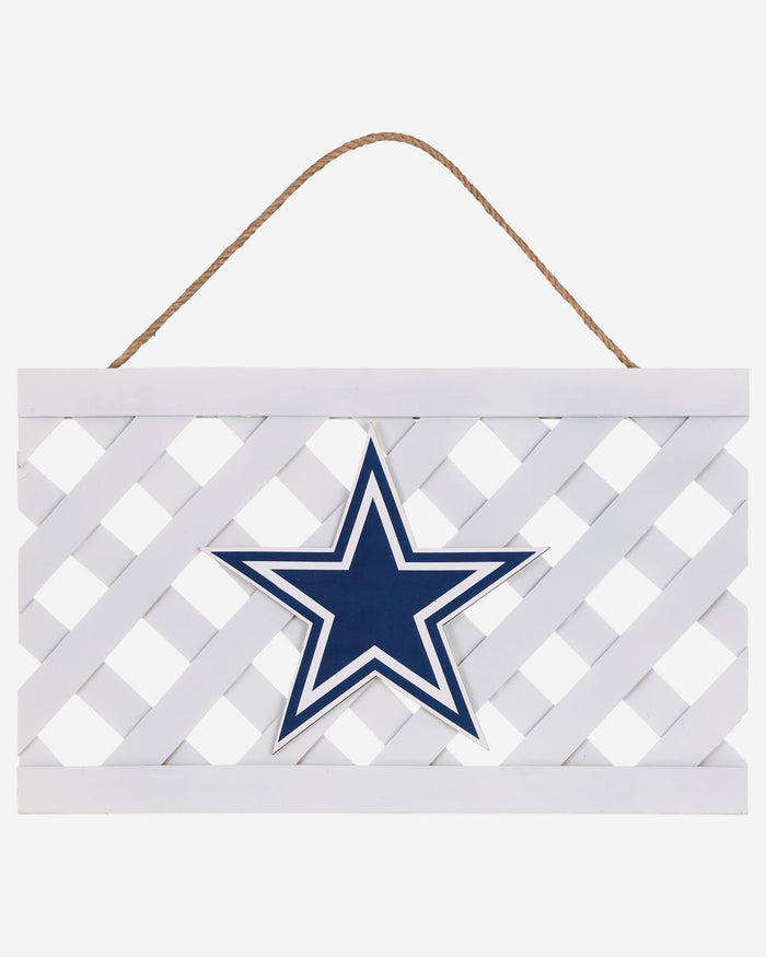 Dallas Cowboys Lattice Garden Sign FOCO - FOCO.com