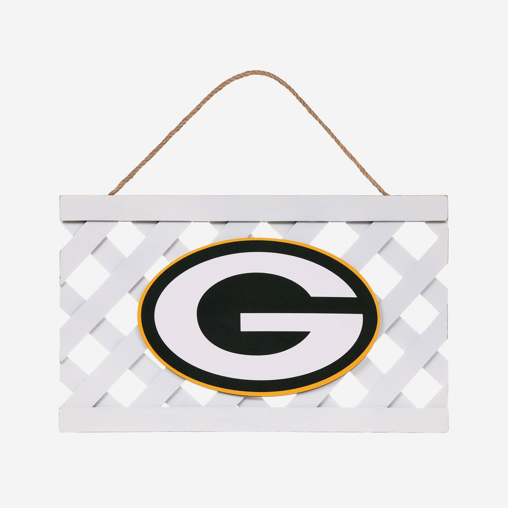 Green Bay Packers Lattice Garden Sign FOCO - FOCO.com