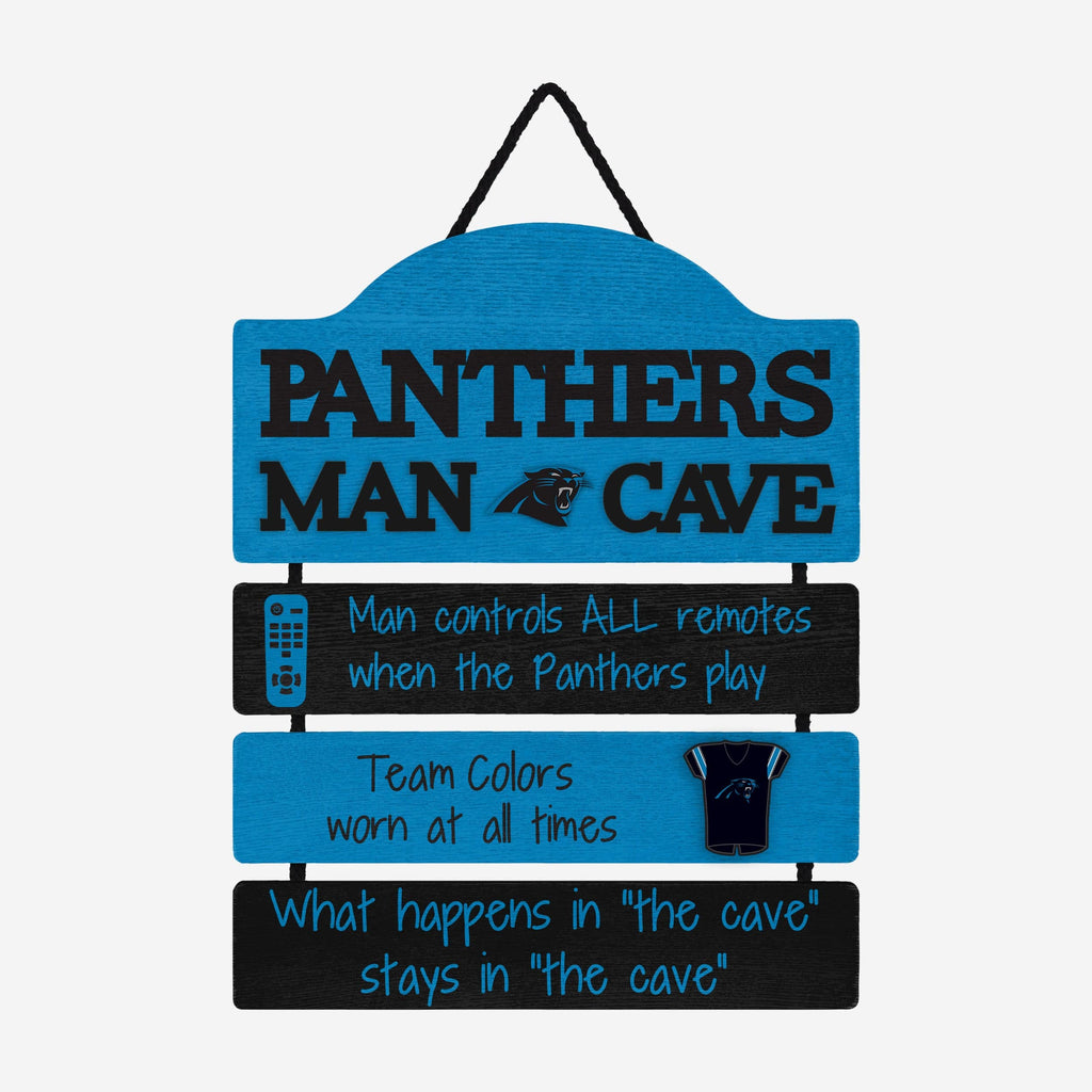 Carolina Panthers Mancave Sign FOCO - FOCO.com