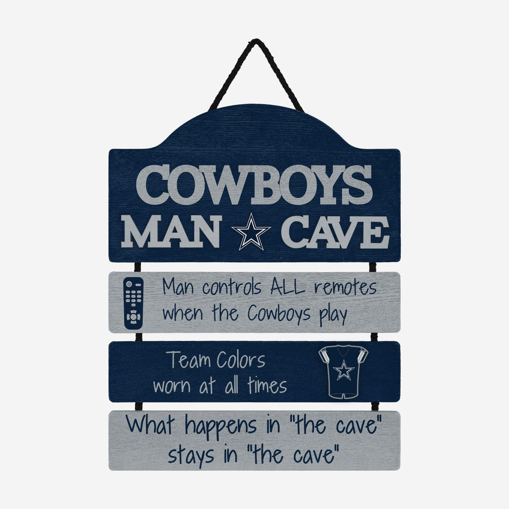 Dallas Cowboys Mancave Sign FOCO - FOCO.com