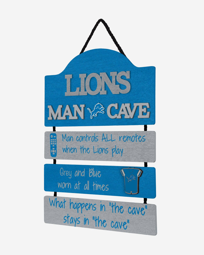 Detroit Lions Mancave Sign FOCO - FOCO.com