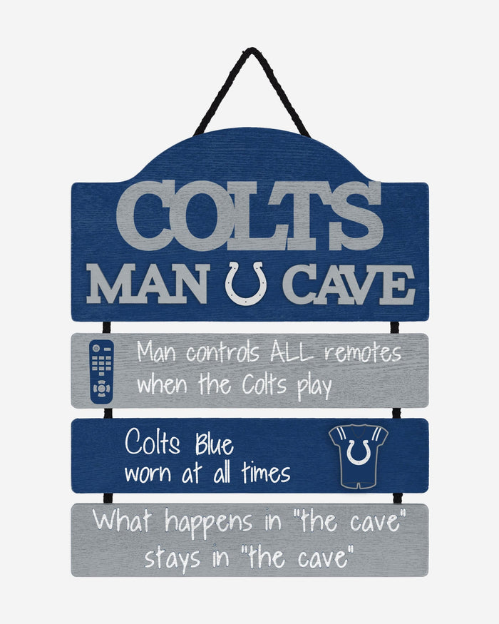 Indianapolis Colts Mancave Sign FOCO - FOCO.com
